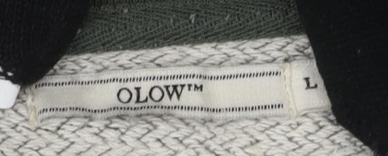 OLOW Men's Green Pullover Sweatshirt with Pocket - Size L