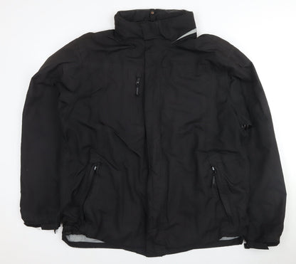 Mens UK Size XL Regatta Black Windbreaker Coat