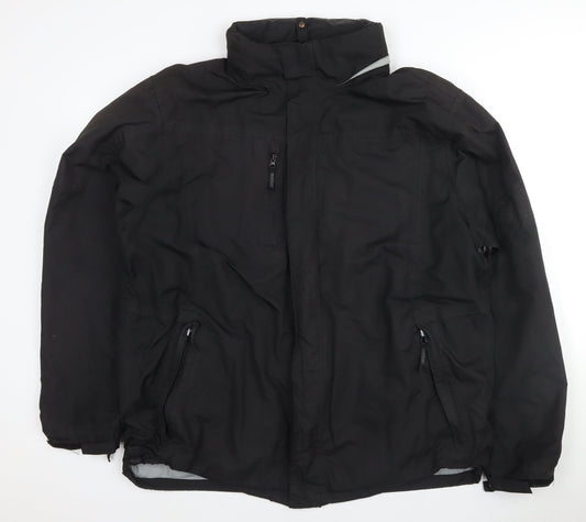 Mens UK Size XL Regatta Black Windbreaker Coat