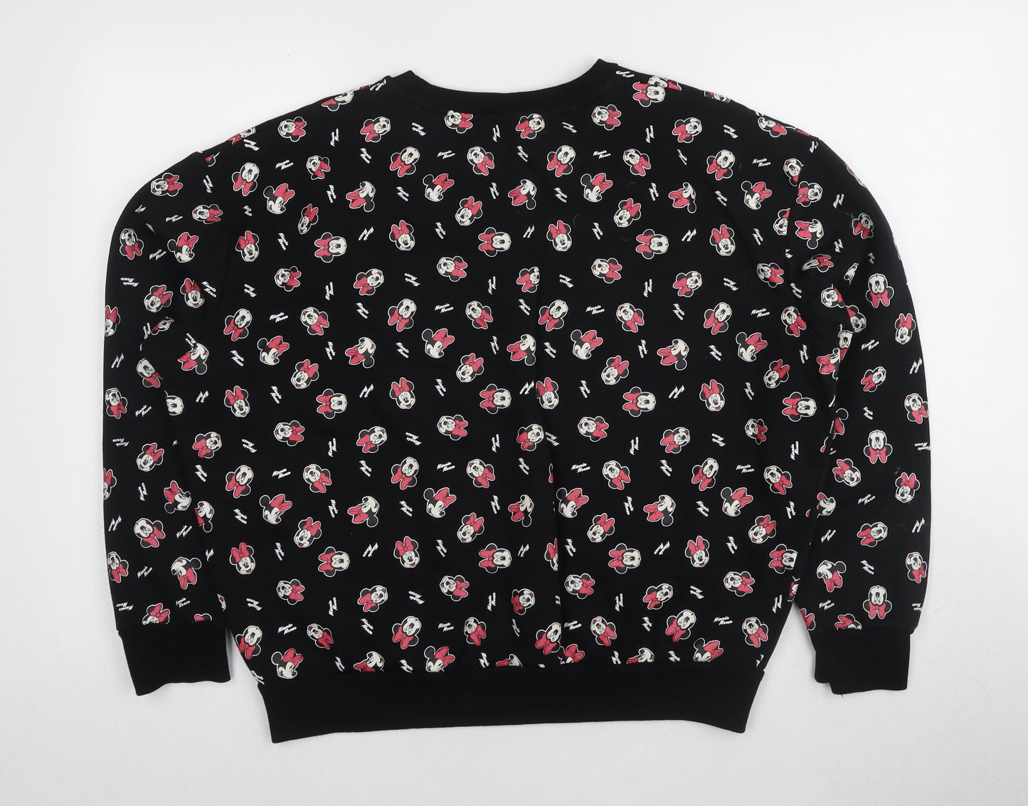 Womens UK Size L Disney Black Pullover Sweatshirt