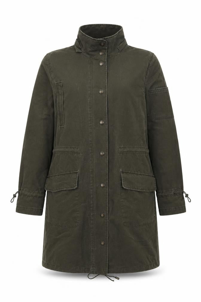 Unisex Adults UK Size M Four Seasons Green Military Jacket
