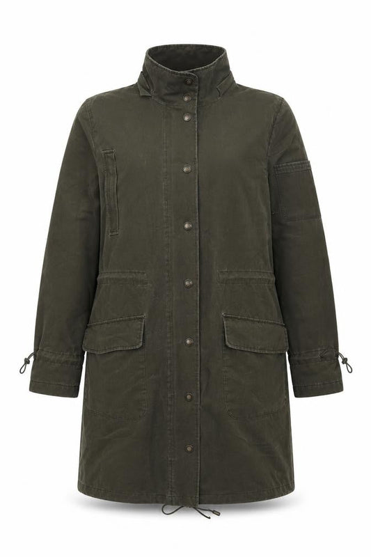 Unisex Adults UK Size M Four Seasons Green Military Jacket