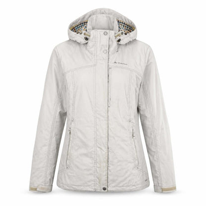 Womens UK Size Small Quechua Ivory Parka Coat