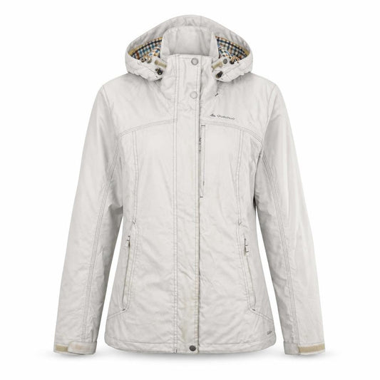 Womens UK Size Small Quechua Ivory Parka Coat