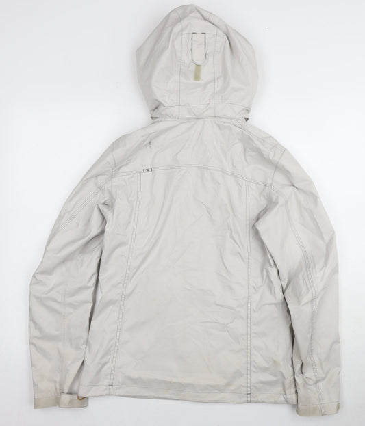 Womens UK Size Small Quechua Ivory Parka Coat