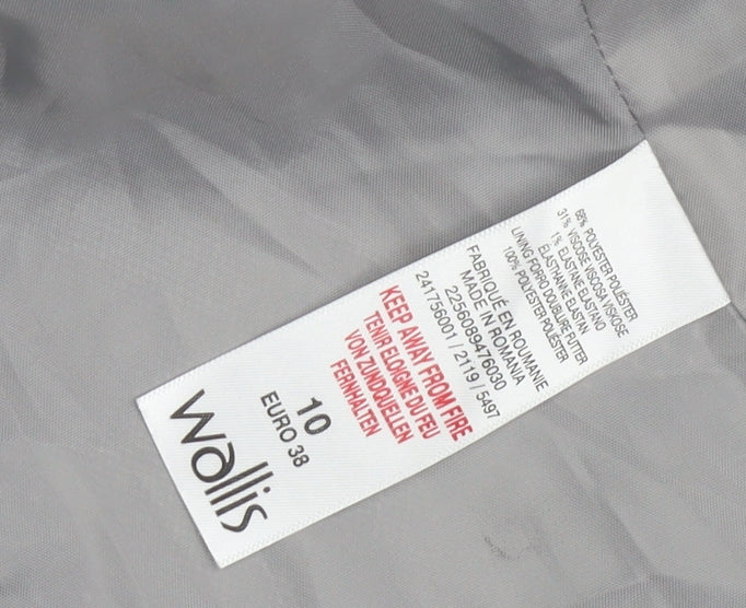 Womens UK Size 10 Wallis Black Basic Jacket