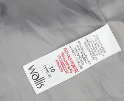 Womens UK Size 10 Wallis Black Basic Jacket