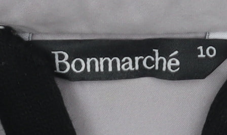 Womens UK Size 10 Bonmarché Grey Parka Coat