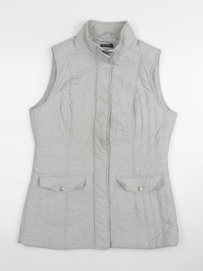 Womens UK Size 10 BHS Grey Gilet