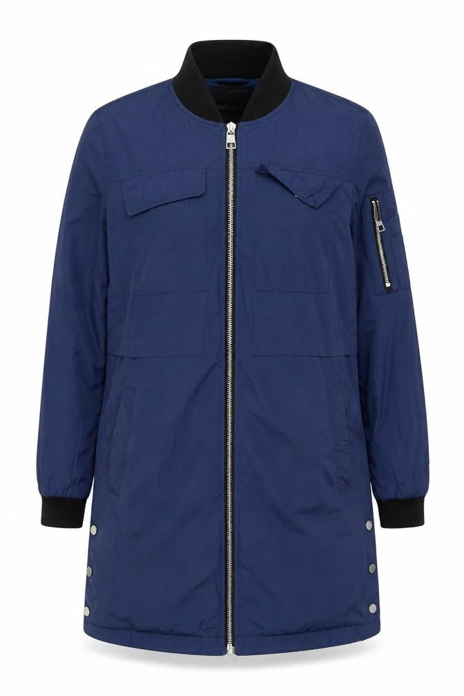 Womens UK Size 12 NEXT Blue Bomber Jacket