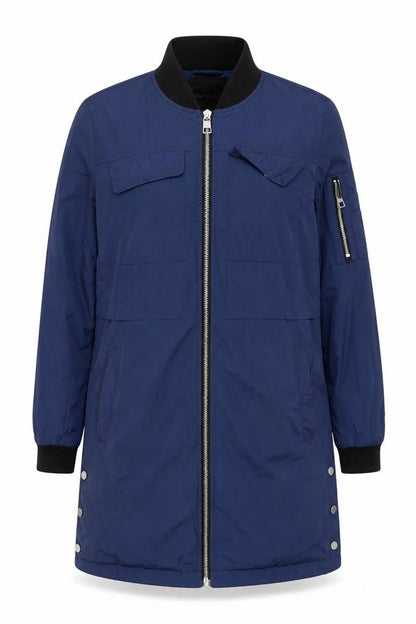 Womens UK Size 12 NEXT Blue Bomber Jacket