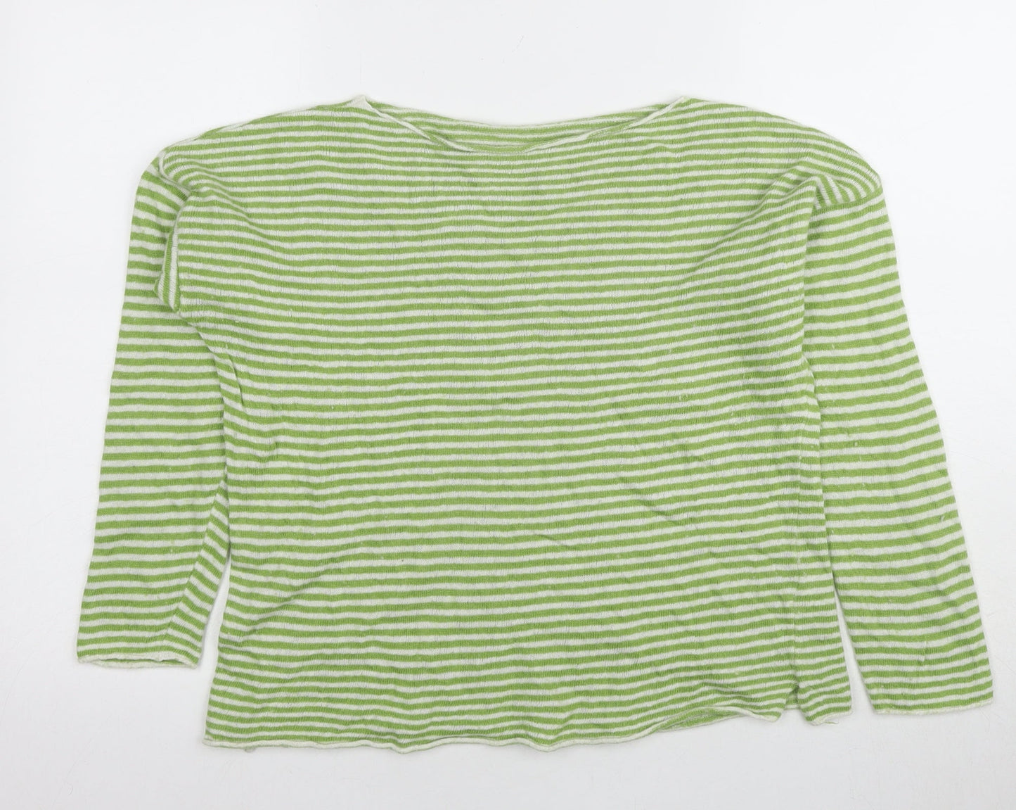 Womens UK Size One Size Made In Italy Green Pullover Jumper