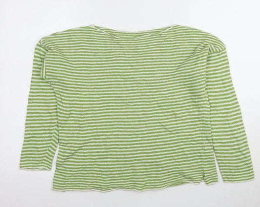 Womens UK Size One Size Made In Italy Green Pullover Jumper