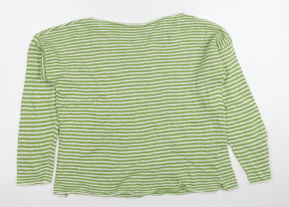 Womens UK Size One Size Made In Italy Green Pullover Jumper