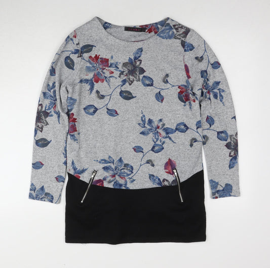 Womens UK Size S Tenki Grey Pullover Jumper