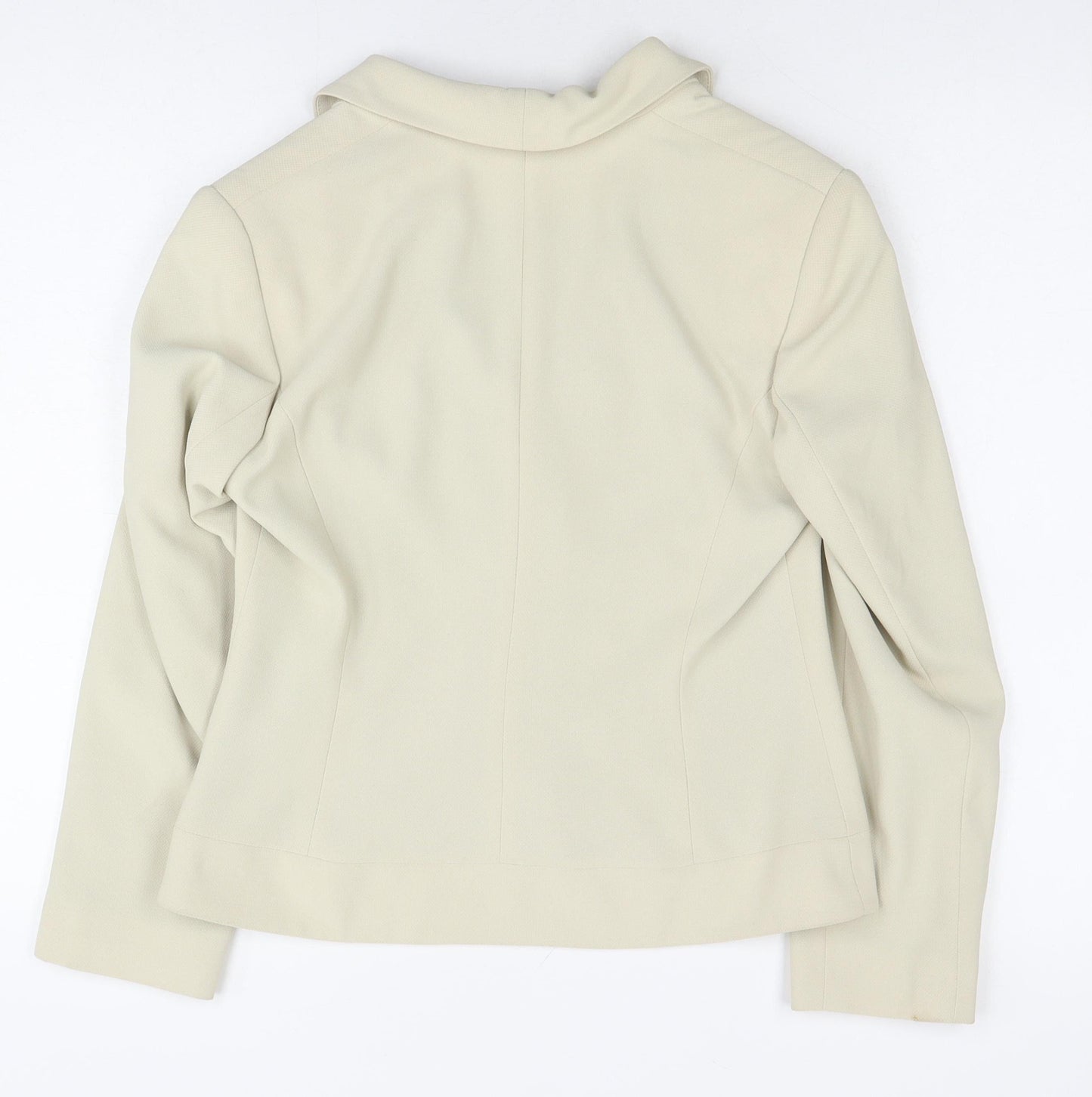 Minuet Women's Ivory Blazer UK 10 Shawl Lapel Formal