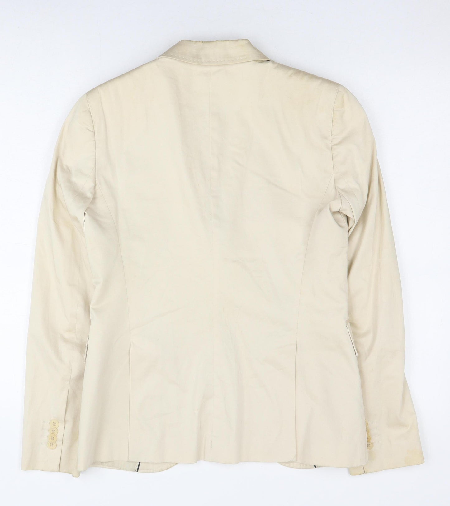 Massimo Dutti Women's Beige Blazer Size 12