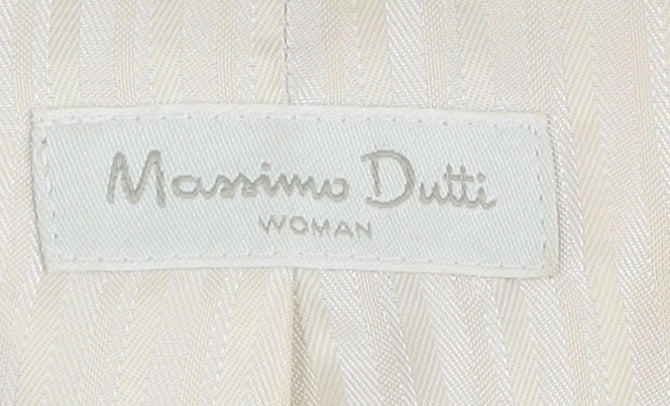 Massimo Dutti Women's Beige Blazer Size 12