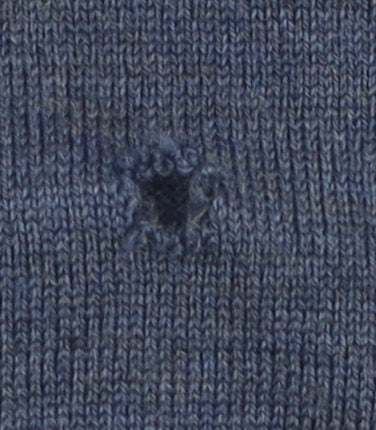 Charles Tyrwhitt Men's Blue Wool V-Neck Jumper S