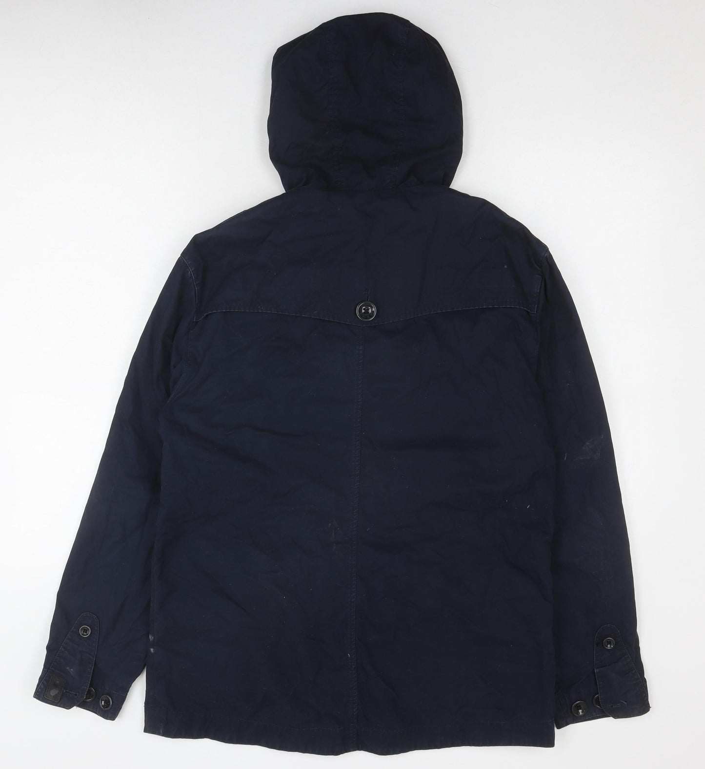 Mens UK Size S Luke Blue Hooded