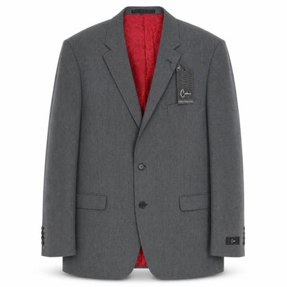 Mens UK Size 44 Carducci Regular Grey Suit Jacket