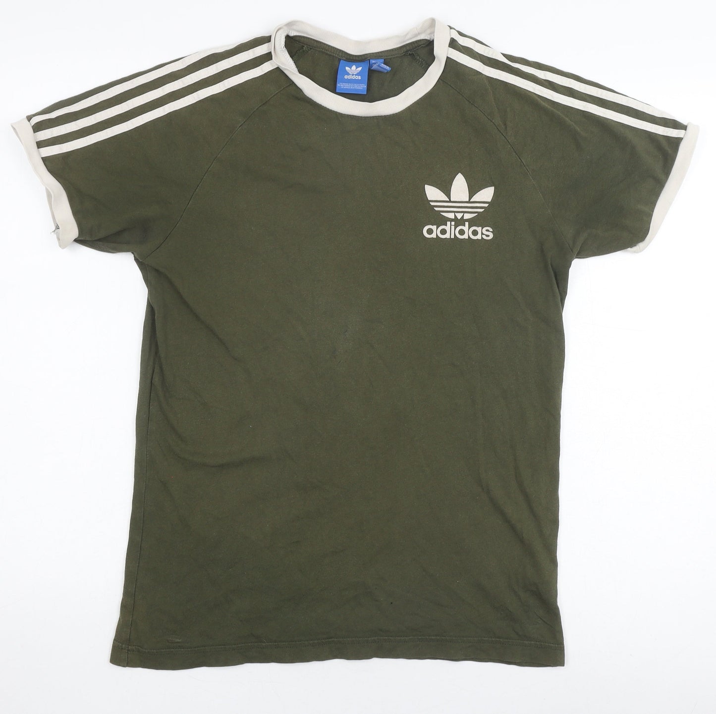 Mens UK Size M adidas Green  T-Shirt