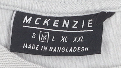 McKenzie Men's Grey M Crew Neck T-Shirt