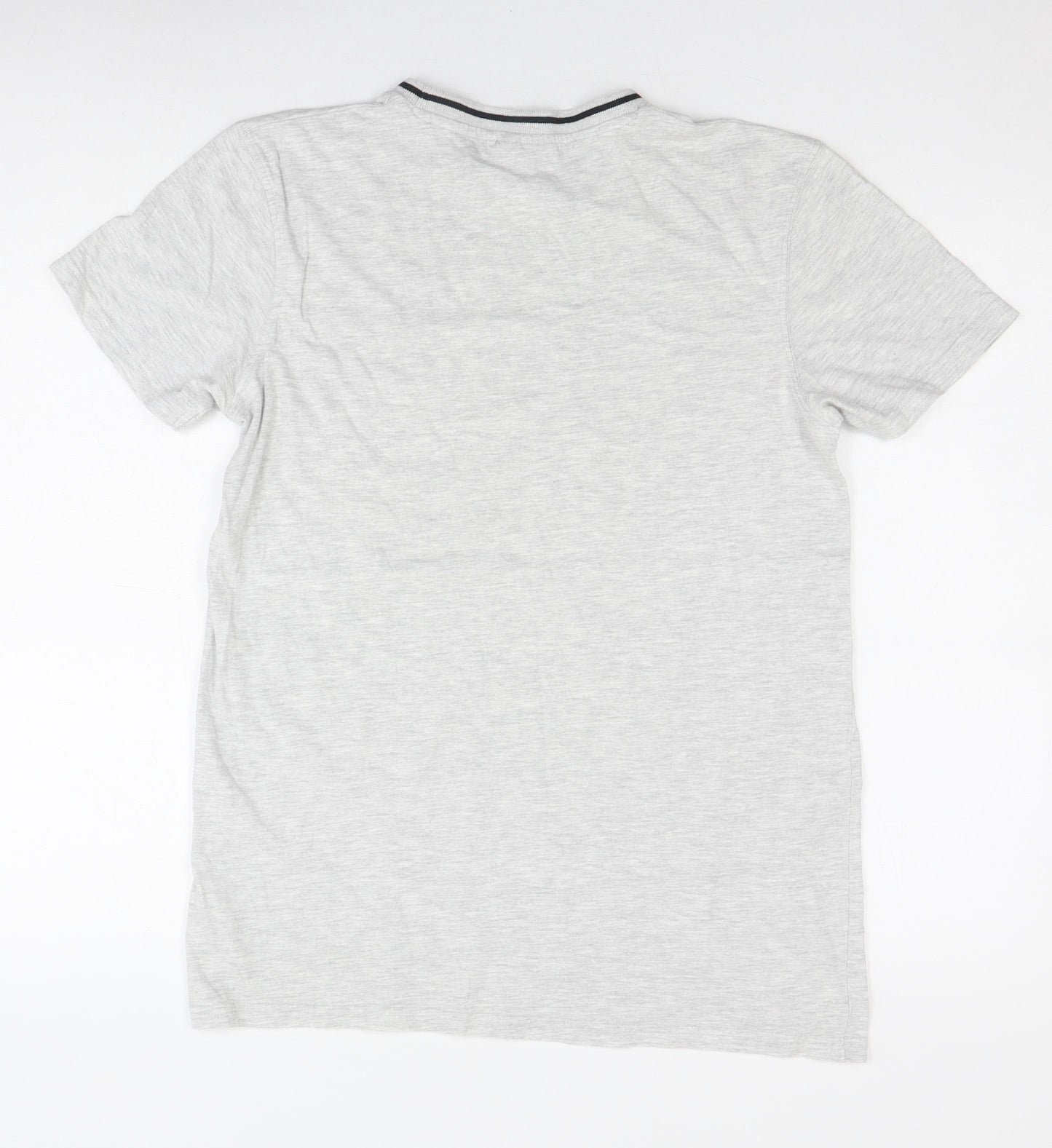 McKenzie Men's Grey Crew Neck T-Shirt S