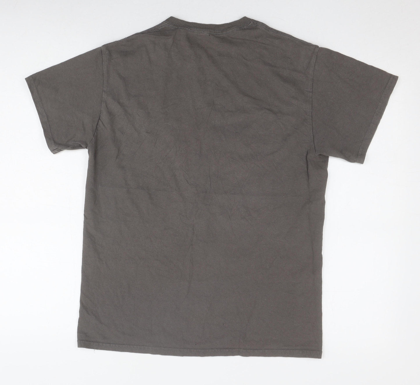LUFC Men's Grey T-Shirt, M, Graphic Print, Sports Theme