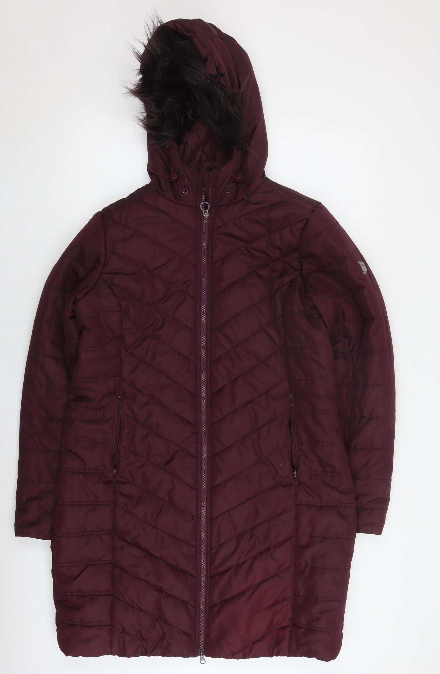 Regatta Women's Purple Puffer Jacket Size 16