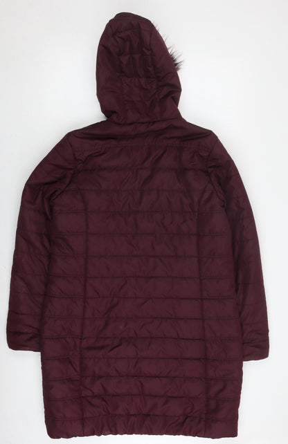 Regatta Women's Purple Puffer Jacket Size 16