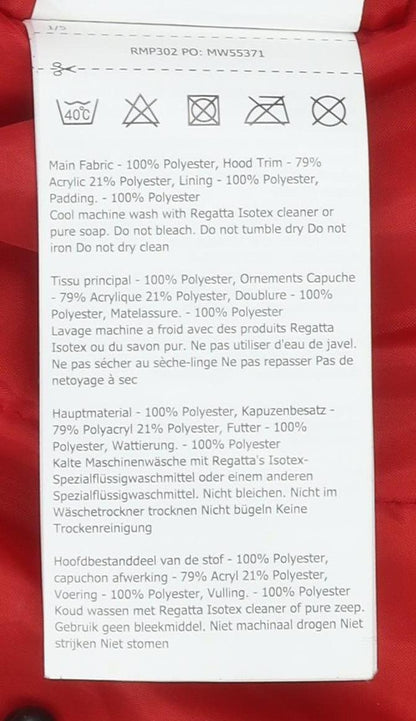 Mens UK Size M Regatta Red Rain Coat