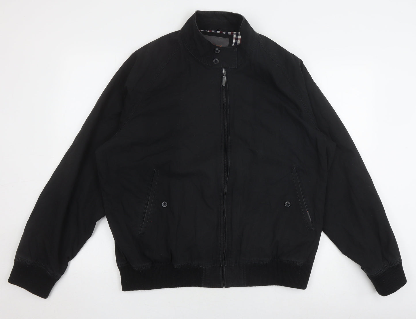 Mens UK Size 3XS Ben Sherman Black Bomber Jacket