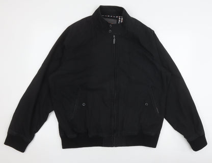 Mens UK Size 3XS Ben Sherman Black Bomber Jacket