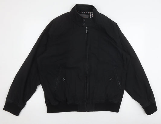 Mens UK Size 3XS Ben Sherman Black Bomber Jacket