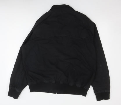 Mens UK Size 3XS Ben Sherman Black Bomber Jacket
