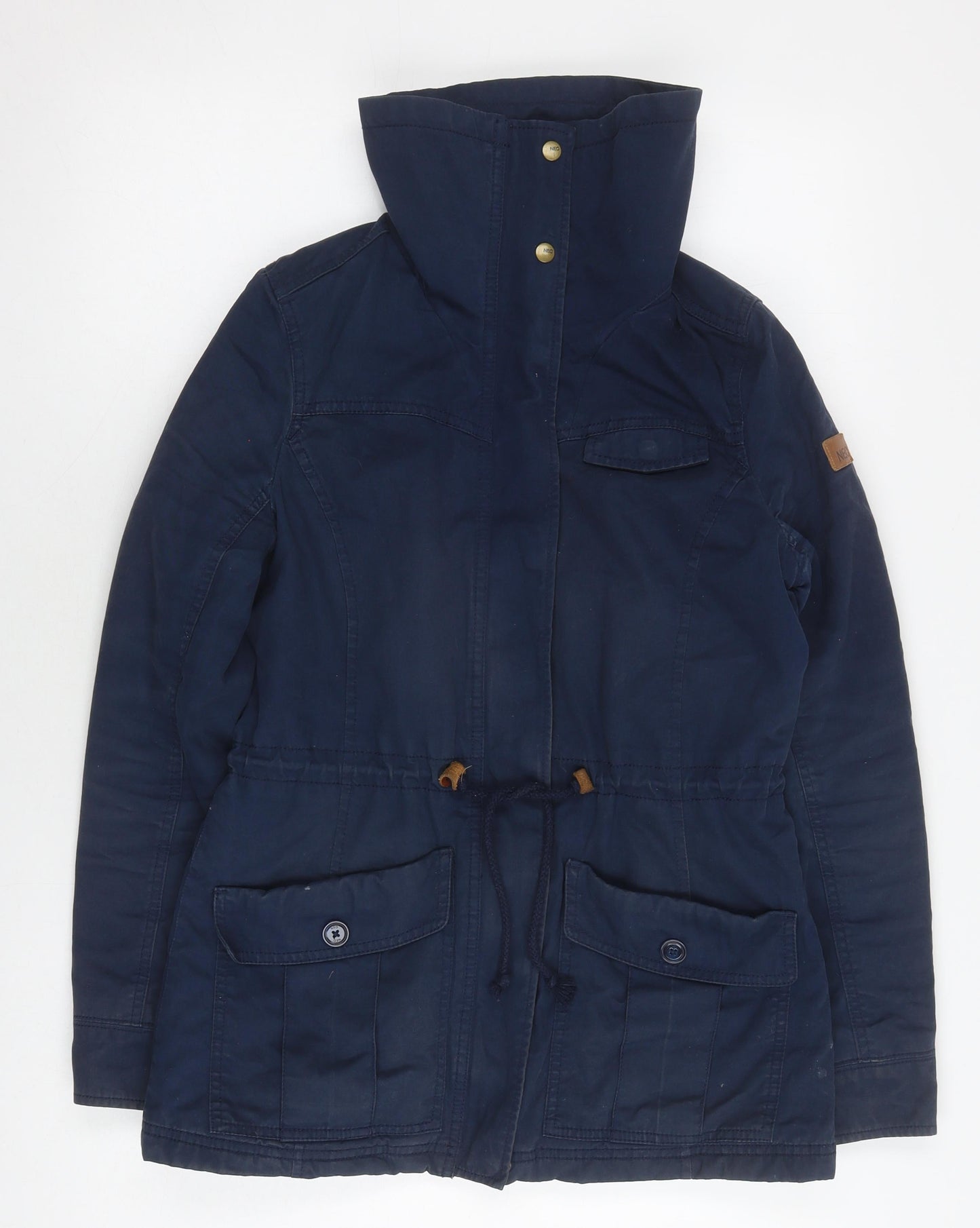 Mens UK Size S Neo Label Blue Parka Coat