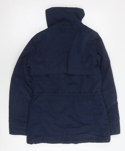 Mens UK Size S Neo Label Blue Parka Coat