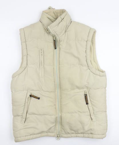 Result Beige Puffer Waistcoat Unisex Adults S