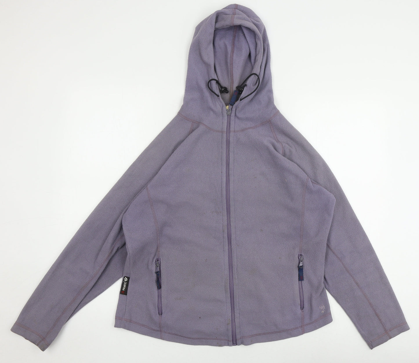 Polartec Women's Purple Fleece Jacket Size 12