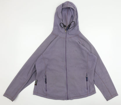 Polartec Women's Purple Fleece Jacket Size 12