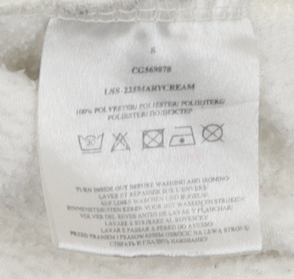 Brave Soul Women's Ivory Pullover Sweatshirt, Size S