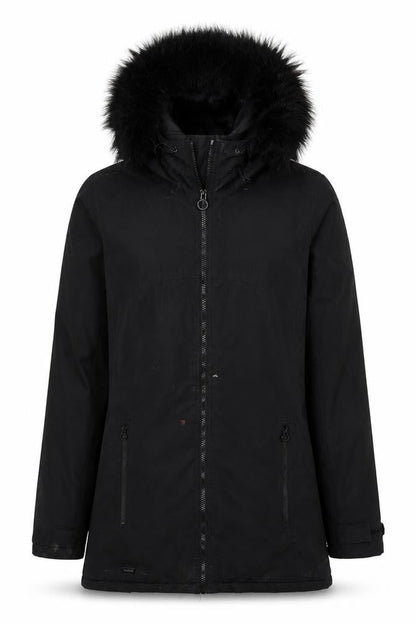 Regatta Women's Black Parka Jacket Size 10