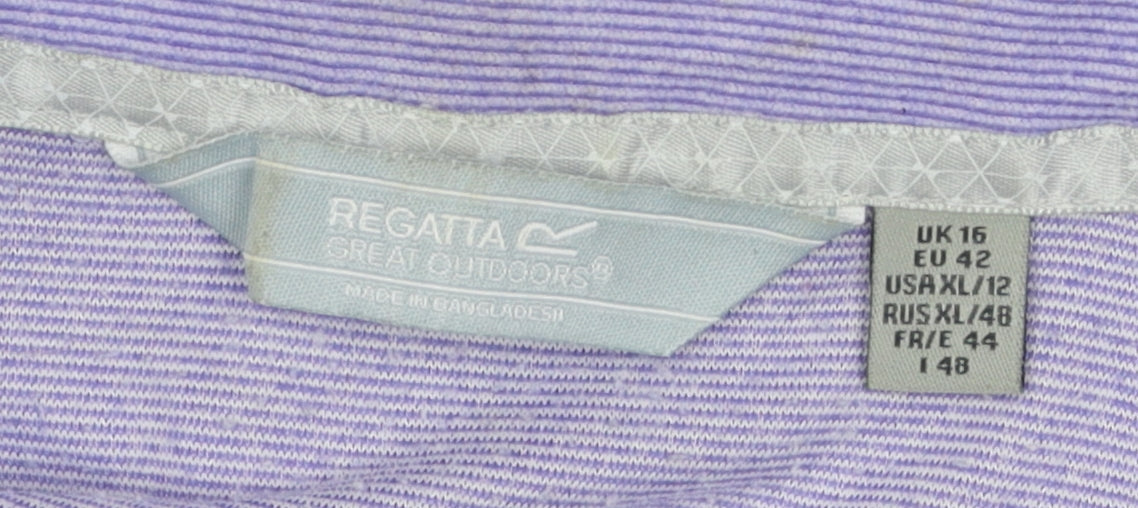 Regatta Women's Purple Pullover Sweatshirt Size 16