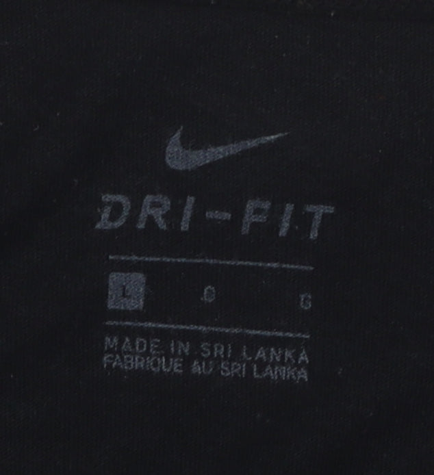 Unisex Adults UK Size L Nike Black Basic T-Shirt