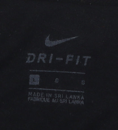 Unisex Adults UK Size L Nike Black Basic T-Shirt
