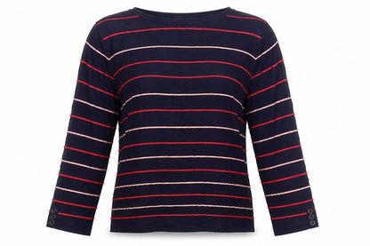 Womens UK Size 10-12 Isle Collection Multicoloured Basic Blouse
