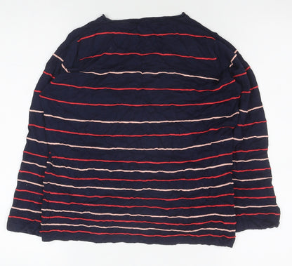 Womens UK Size 10-12 Isle Collection Multicoloured Basic Blouse