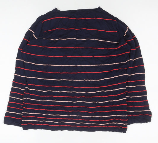 Isle Collection Women's Striped Long Sleeve Blouse - Size 10-12