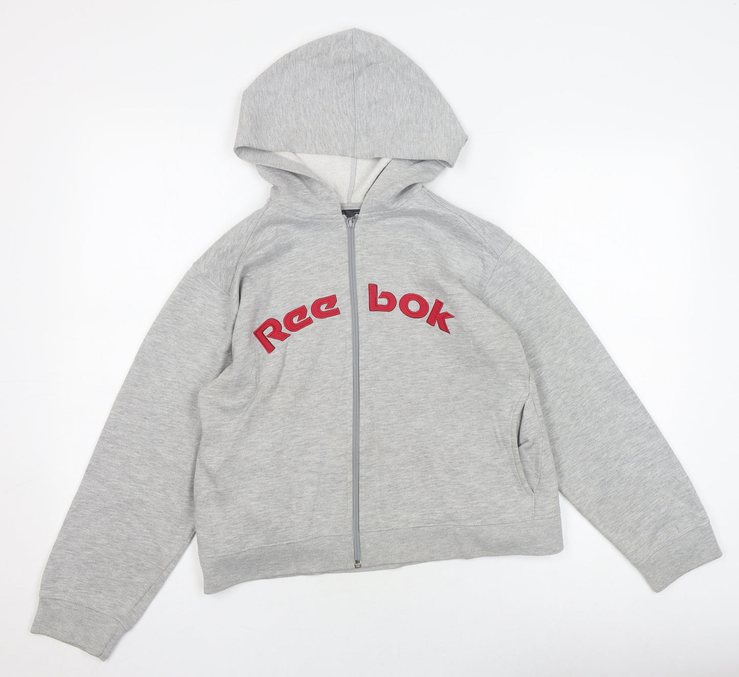 Womens UK Size 12 Reebok Grey Basic Jacket